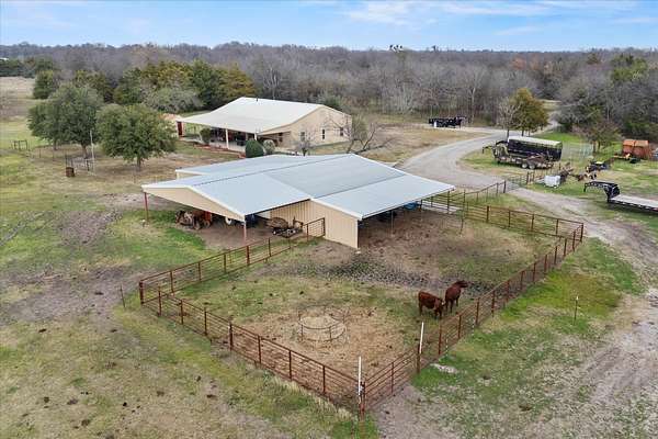 9.13 Acres of Land with Home for Sale in Caddo Mills, Texas