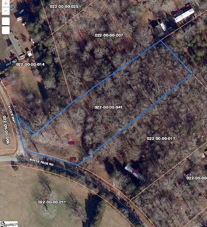 2 Acres of Residential Land for Sale in Honea Path, South Carolina