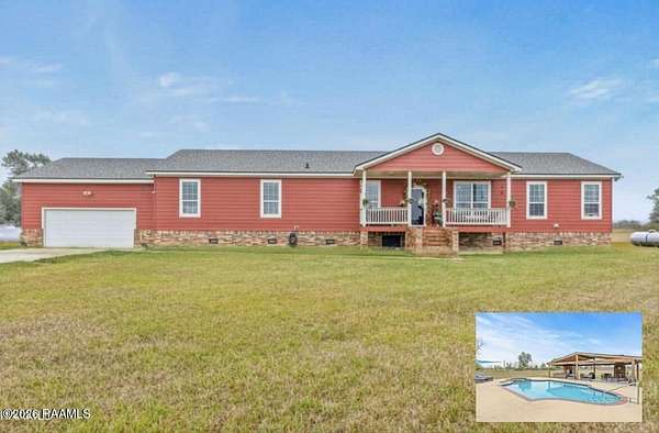 5 Acres of Land with Home for Sale in Maurice, Louisiana