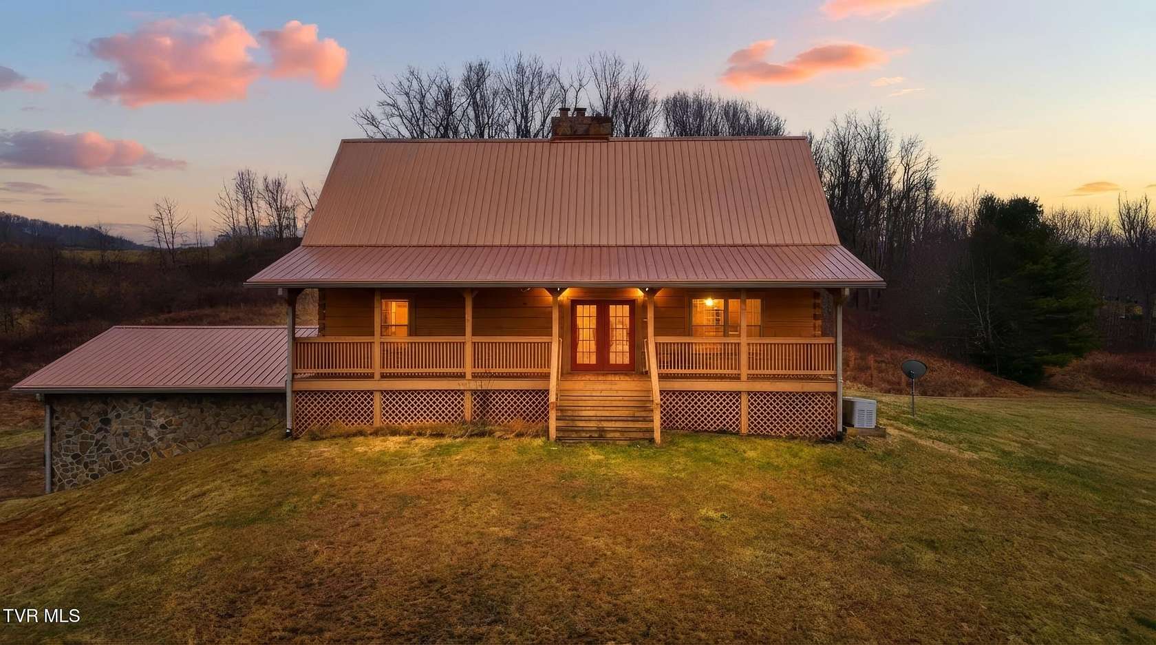 8 Acres of Residential Land with Home for Sale in Troutdale, Virginia