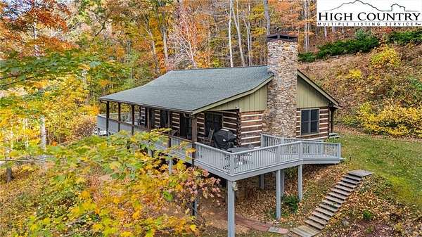 7 Acres of Residential Land with Home for Sale in West Jefferson, North Carolina