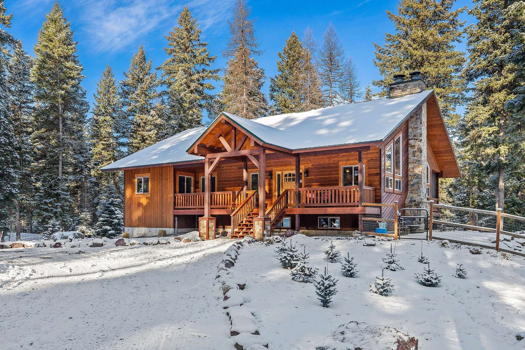 21 Acres of Recreational Land with Home for Sale in Bigfork, Montana