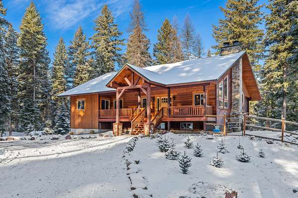 21 Acres of Recreational Land with Home for Sale in Bigfork, Montana