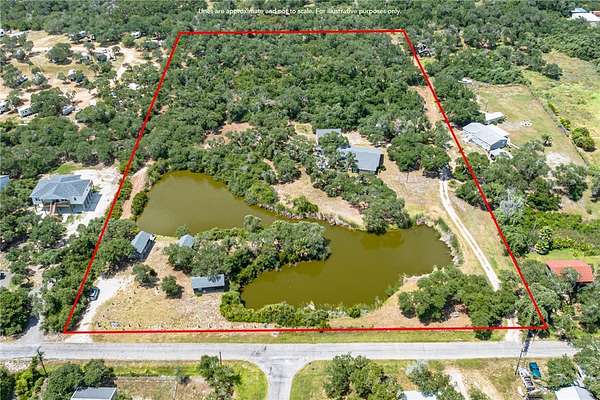 7.2 Acres of Land with Home for Sale in Rockport, Texas