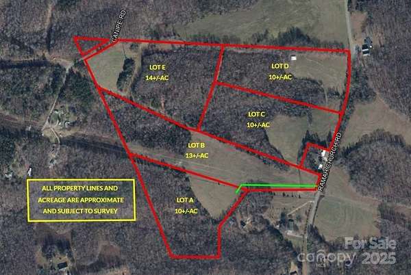 13 Acres of Agricultural Land for Sale in York, South Carolina