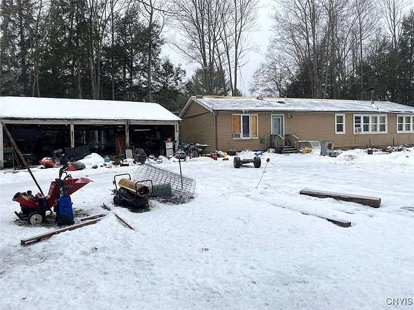 10 Acres of Recreational Land with Home for Sale in Wellsville, New York