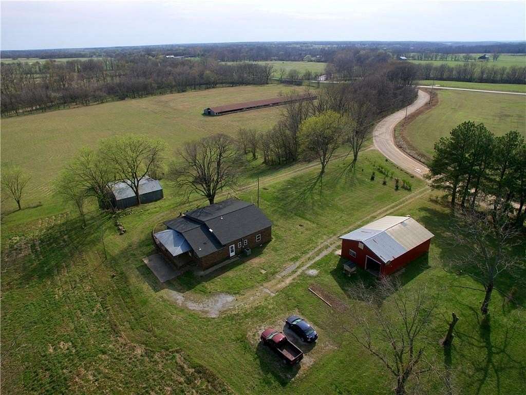 21.8 Acres of Agricultural Land with Home for Sale in Maysville, Arkansas