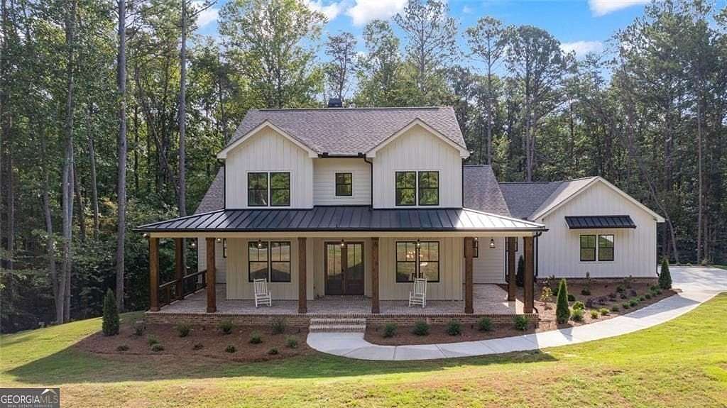 5 Acres of Residential Land with Home for Sale in Ball Ground, Georgia