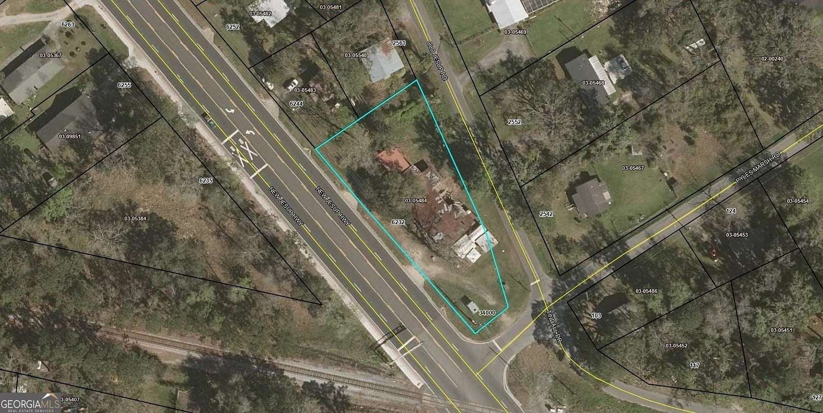 0.55 Acres of Commercial Land for Sale in Brunswick, Georgia