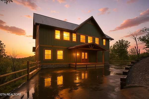 3.72 Acres of Residential Land with Home for Sale in Sevierville, Tennessee