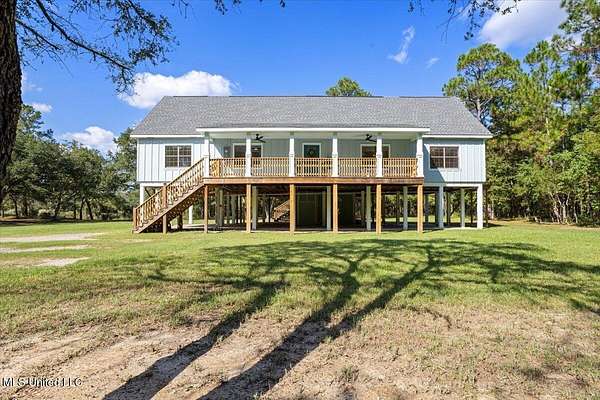 4 Acres of Residential Land with Home for Lease in Pass Christian, Mississippi