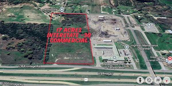 16 Acres of Commercial Land for Sale in Greenville, Texas