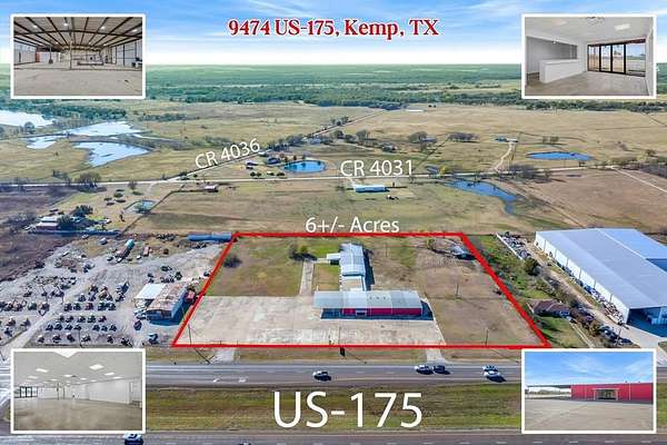 6 Acres of Commercial Land for Sale in Kemp, Texas