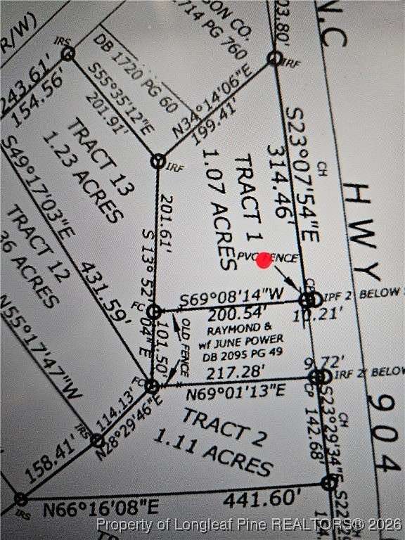 1 Acre of Residential Land for Sale in Fairmont, North Carolina