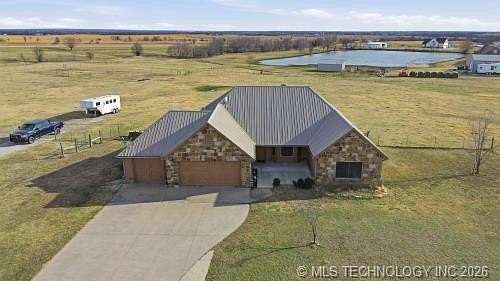 5 Acres of Land with Home for Sale in Skiatook, Oklahoma