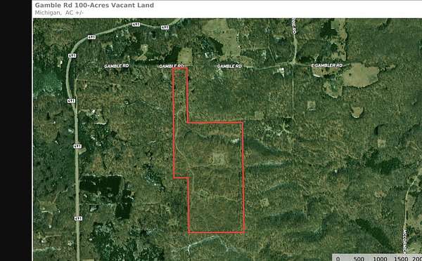 101 Acres of Recreational Land & Farm for Sale in Atlanta, Michigan