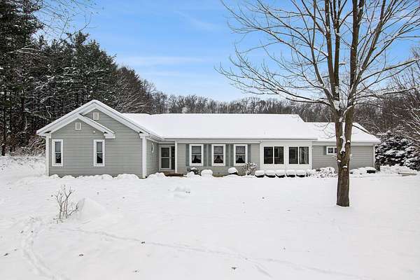 6 Acres of Residential Land with Home for Sale in Hickory Corners, Michigan