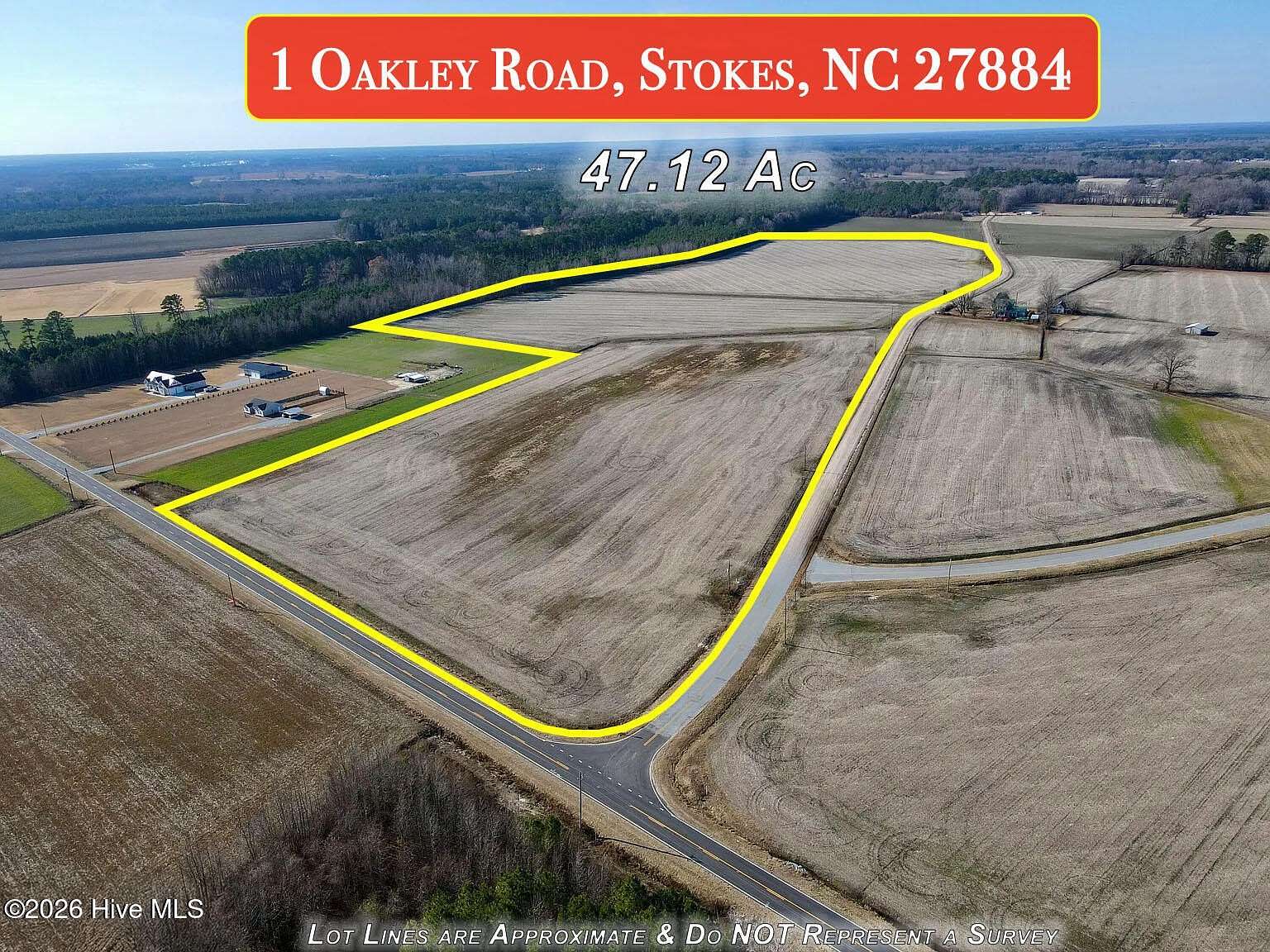 47.1 Acres of Agricultural & Residential Land for Sale in Stokes, North Carolina