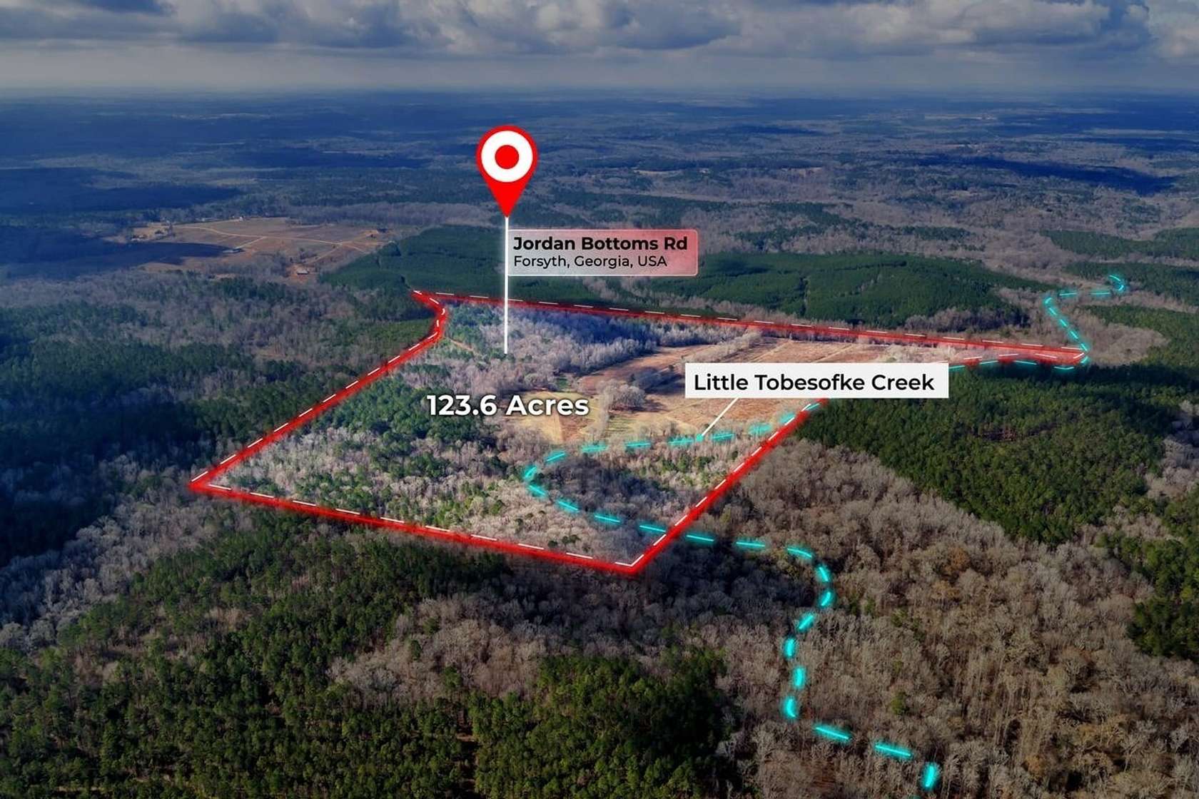 124 Acres of Land for Sale in Culloden, Georgia