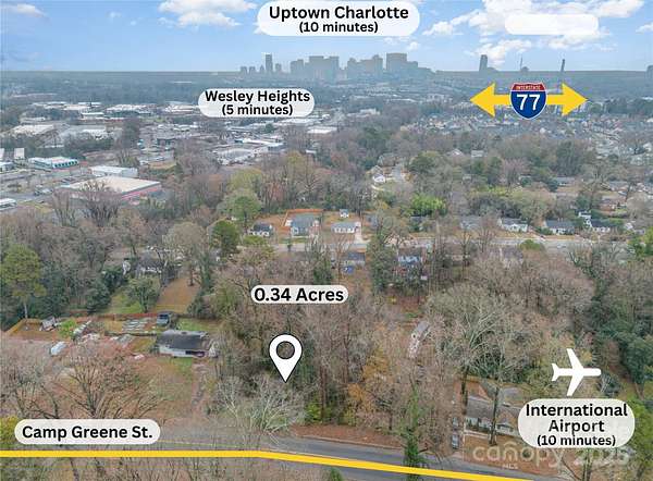 0.34 Acres of Land for Sale in Charlotte, North Carolina