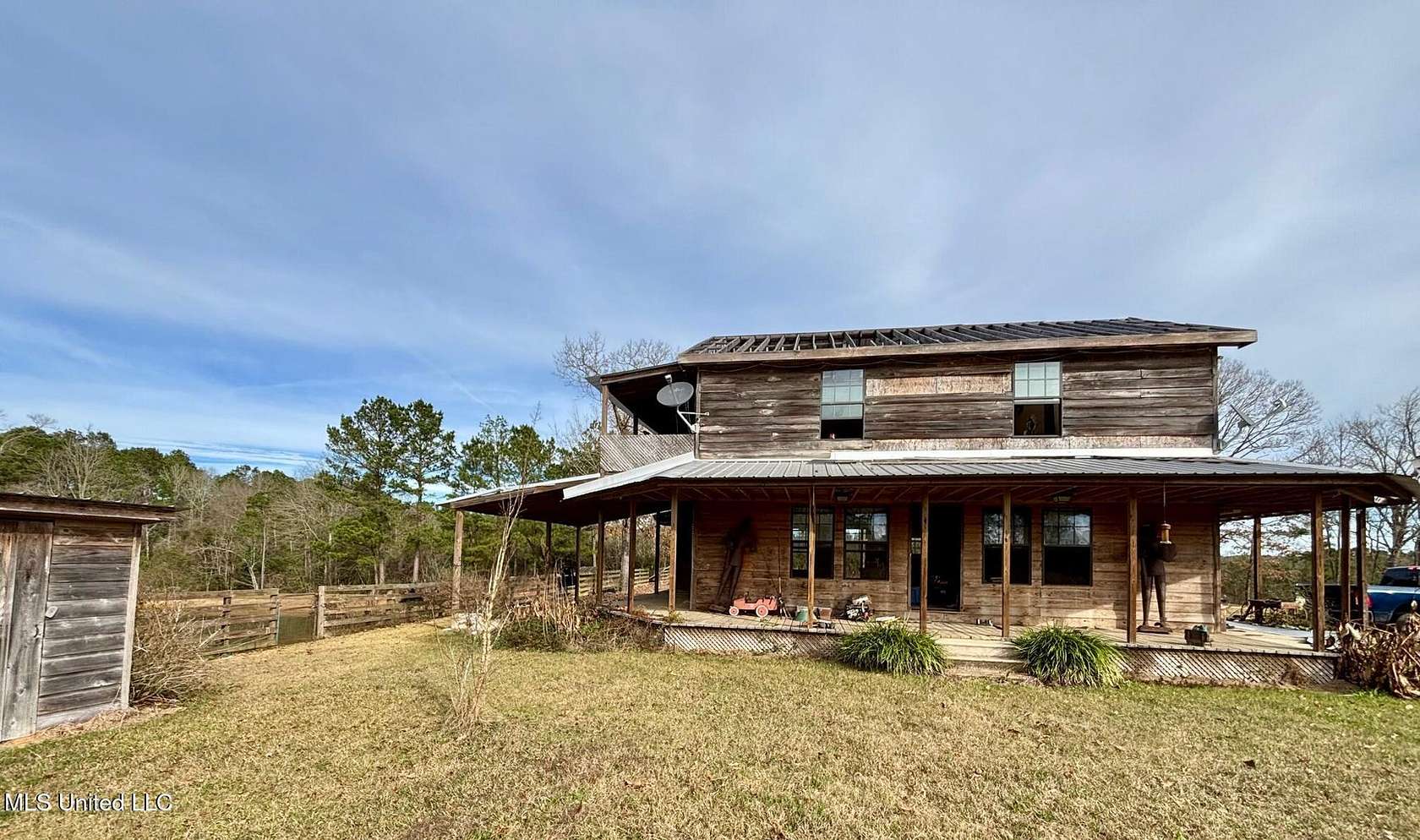 6.5 Acres of Residential Land with Home for Sale in Monticello, Mississippi