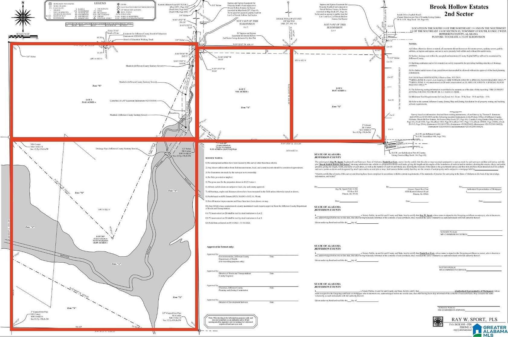 80 Acres of Land for Sale in Pinson, Alabama
