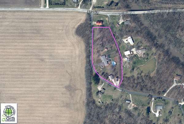 2.68 Acres of Residential Land with Home for Sale in Mahomet, Illinois