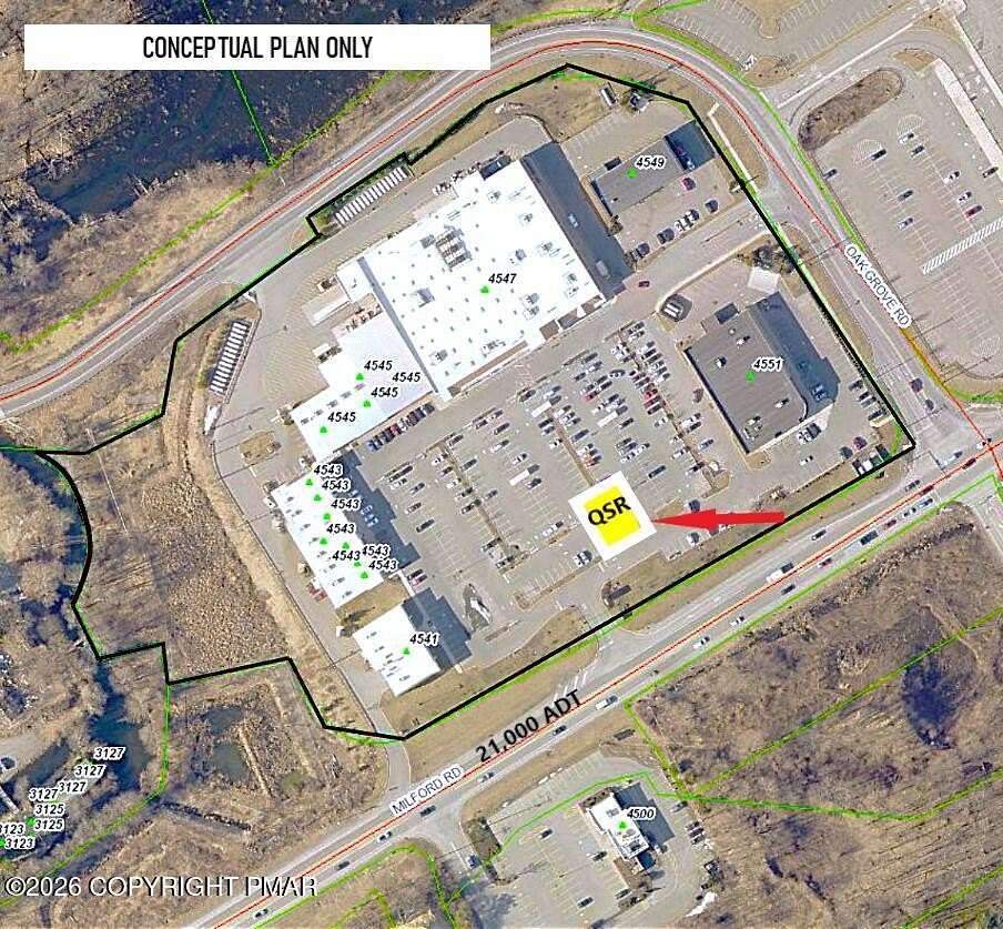 12.6 Acres of Improved Commercial Land for Lease in East Stroudsburg, Pennsylvania