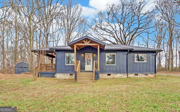 6.59 Acres of Land with Home for Sale in Canon, Georgia