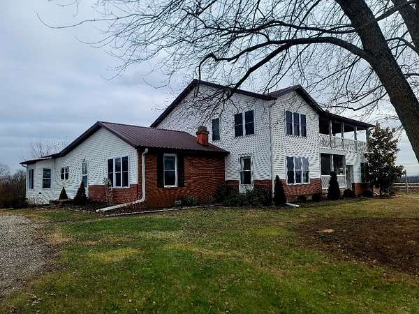 7 Acres of Land with Home for Sale in Vevay, Indiana