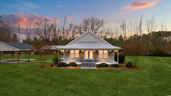 30 Acres of Recreational Land with Home for Sale in Hemingway, South Carolina