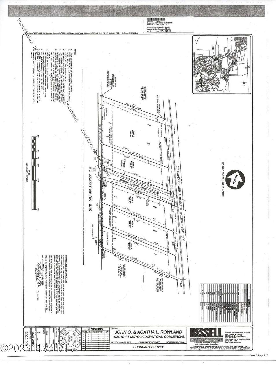 3.58 Acres of Commercial Land for Sale in Moyock, North Carolina