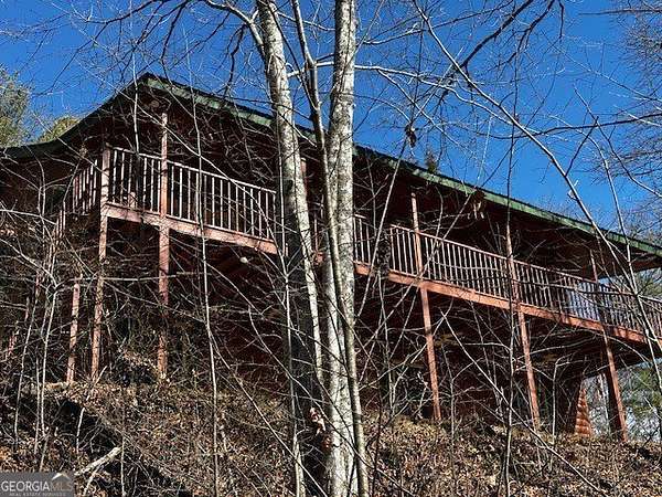 1.5 Acres of Land with Home for Sale in Mineral Bluff, Georgia