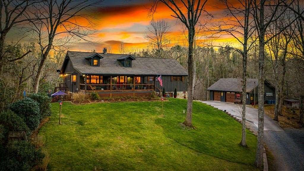 46 Acres of Recreational Land with Home for Sale in Mineral Bluff, Georgia