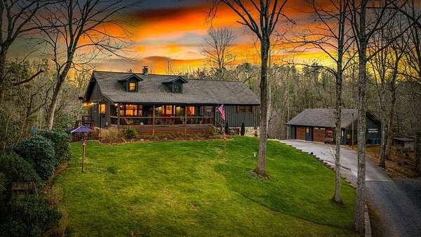 46 Acres of Recreational Land with Home for Sale in Mineral Bluff, Georgia