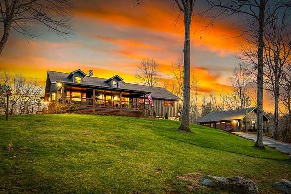 46 Acres of Recreational Land with Home for Sale in Mineral Bluff, Georgia