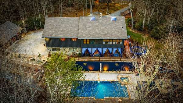 46 Acres of Land with Home for Sale in Mineral Bluff, Georgia