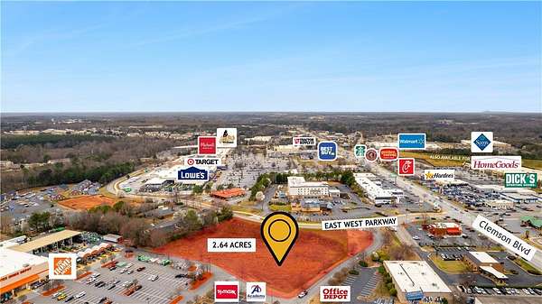 2.6 Acres of Commercial Land for Sale in Anderson, South Carolina