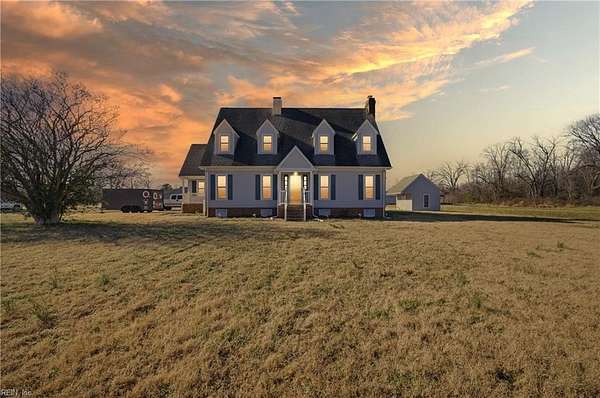 3 Acres of Residential Land with Home for Sale in Chesapeake, Virginia