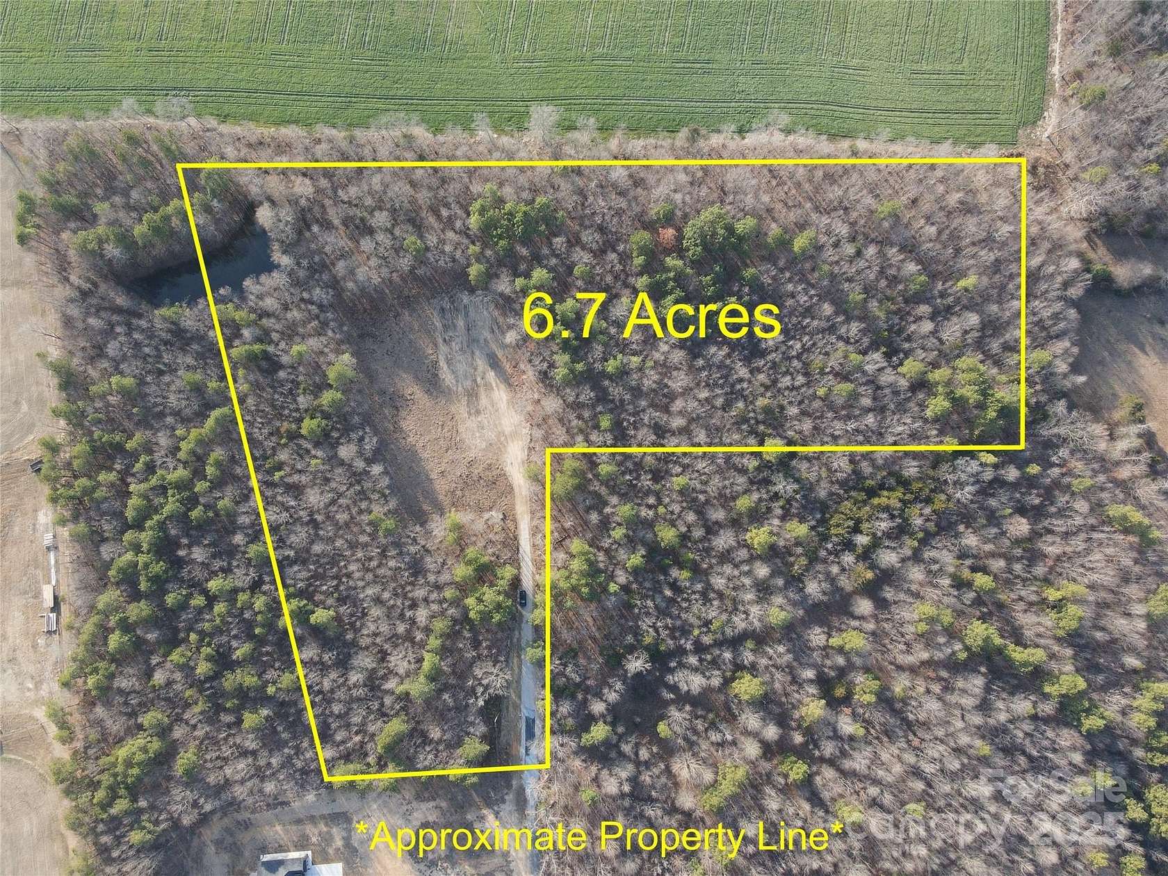 6.7 Acres of Residential Land for Sale in Peachland, North Carolina