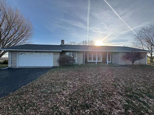 26.8 Acres of Agricultural Land with Home for Sale in Aurora, Indiana