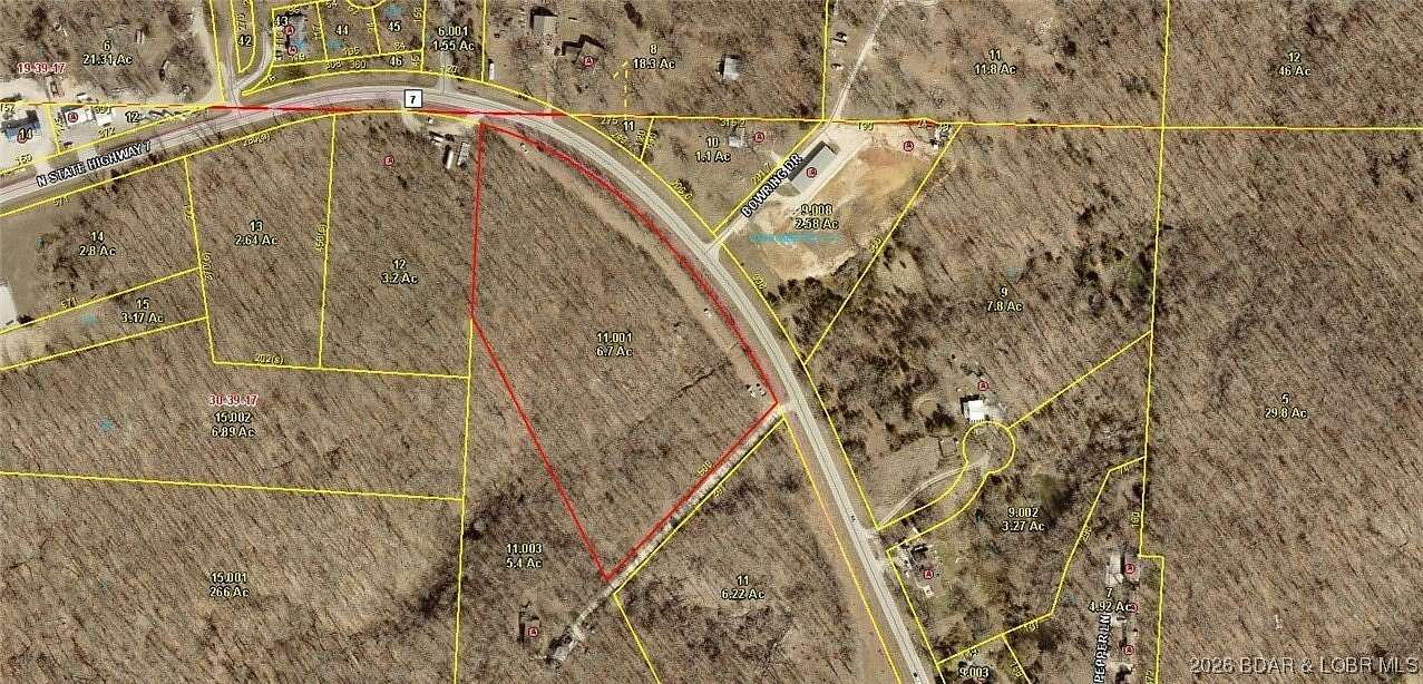 6.65 Acres of Residential Land for Sale in Camdenton, Missouri