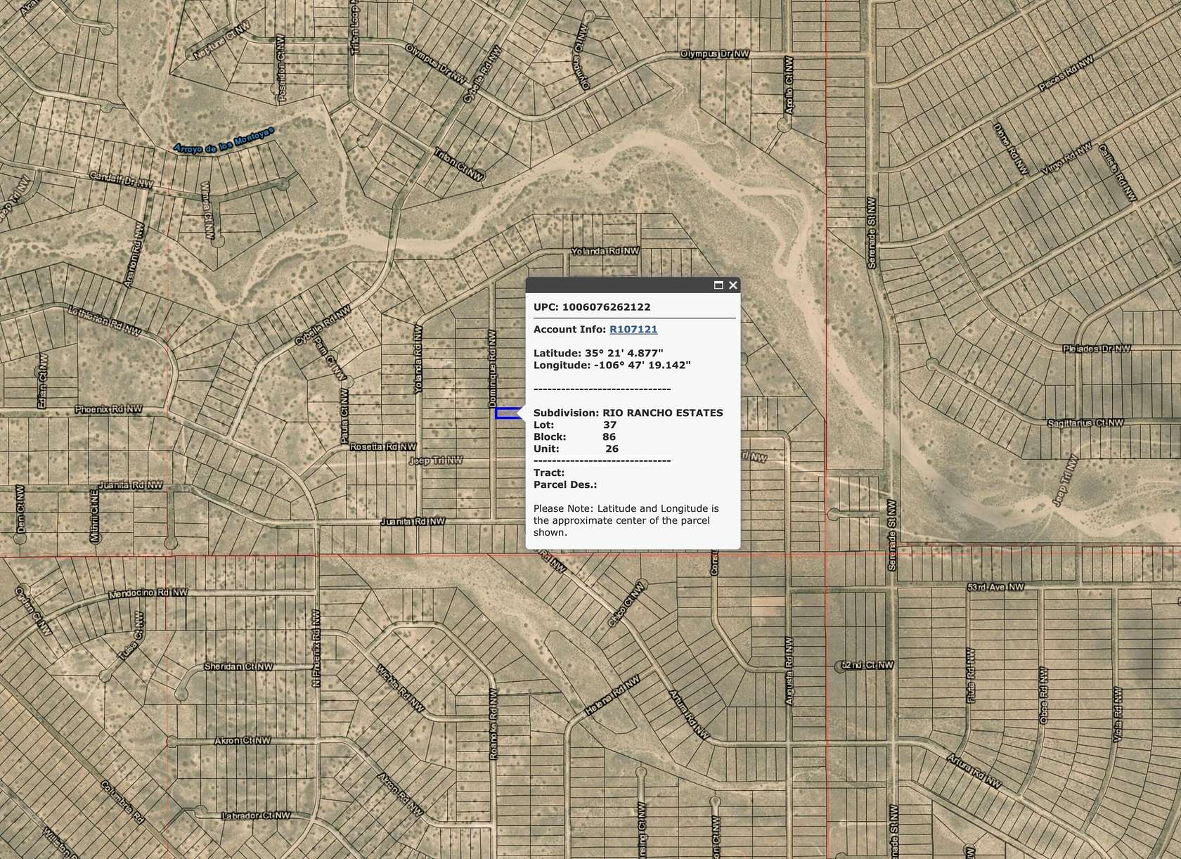 0.5 Acres of Land for Sale in Rio Rancho, New Mexico