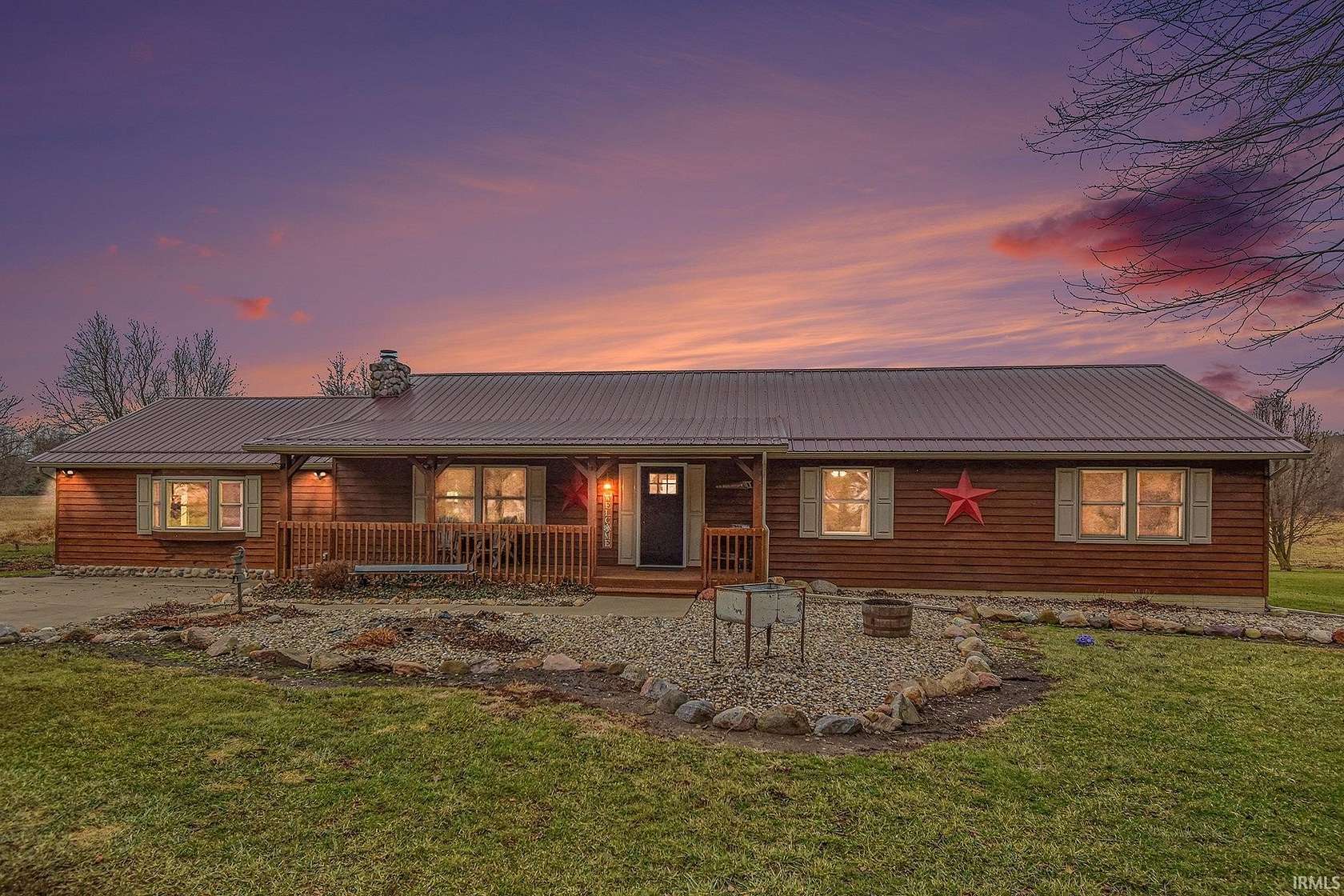 5.26 Acres of Land with Home for Sale in Silver Lake, Indiana