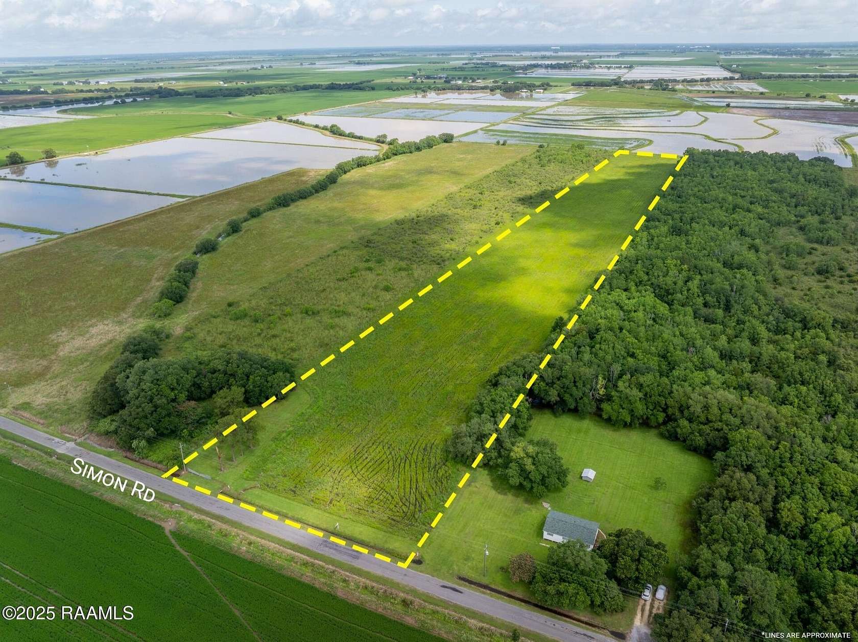 13.6 Acres of Land for Sale in Crowley, Louisiana