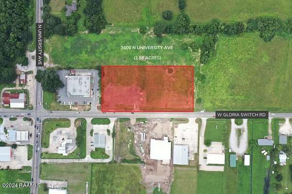 2.87 Acres of Land for Sale in Carencro, Louisiana