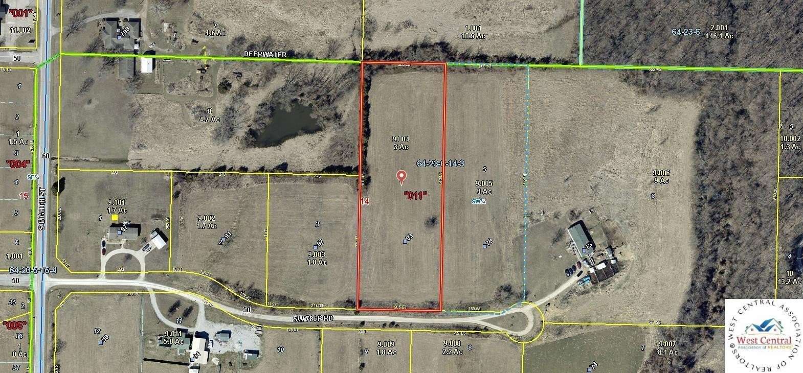 6 Acres of Residential Land for Sale in Deepwater, Missouri