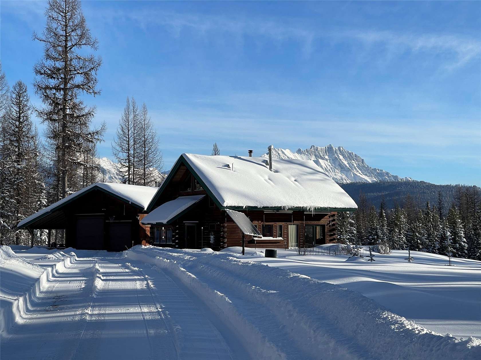 22.6 Acres of Recreational Land with Home for Sale in Polebridge, Montana