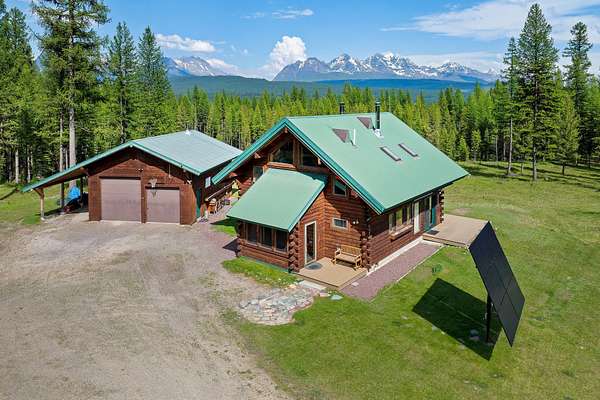 22.6 Acres of Recreational Land with Home for Sale in Polebridge, Montana
