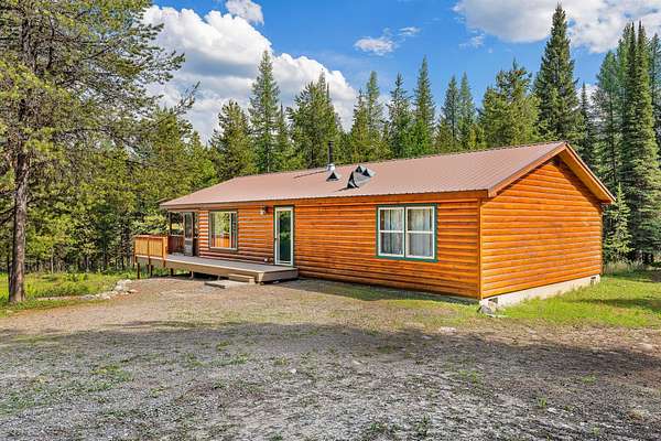 20.5 Acres of Recreational Land with Home for Sale in Polebridge, Montana
